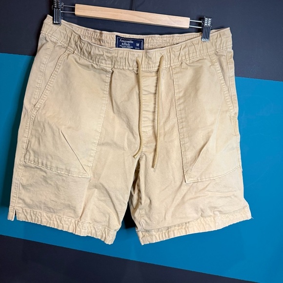 Abercrombie & Fitch Tan Cargo Shorts Lightweight Comfort - Picture 6 of 9
